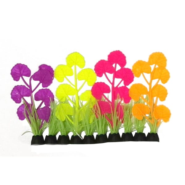 Glowing Silicone Aquarium Plant - Fish Gear Cardamine Grass (3 Pcs)