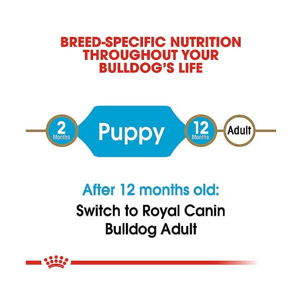 Royal Canin Premium Dry Dog Food Specially Formulated for English Bulldog Puppies, 30lb Bag