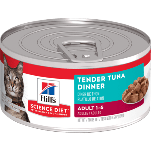 Hill's Science Diet 5.5oz Adult Canned Cat Food with Tender Tuna