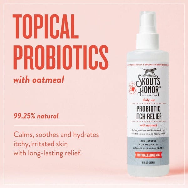 Skout's Honor Probiotic Spray for Long - lasting Itch Relief and Skin Hydration