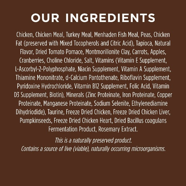Instinct Original Grain - Free Dry Cat Food with Real Cage - Free Chicken Recipe