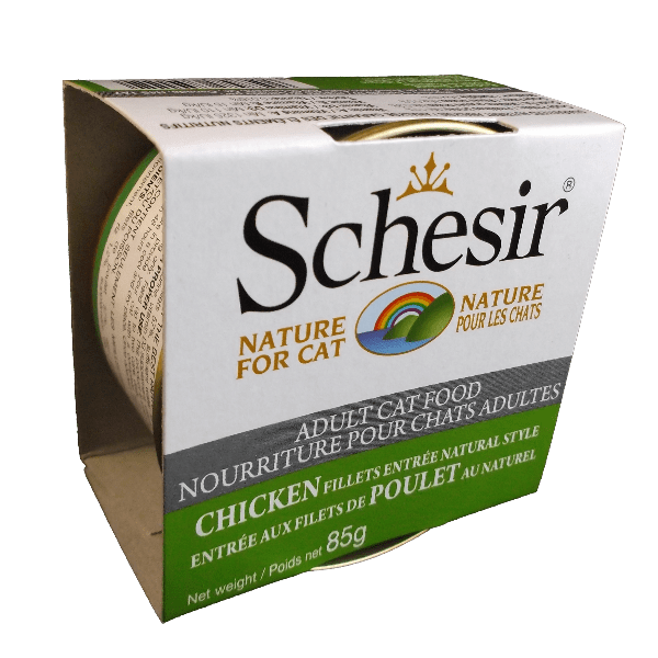 Schesir Natural Adult Wet Cat Food with Succulent Chicken Fillets