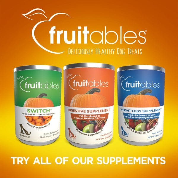 Fruitables Super Blend Digestive Health Supplement for Canine and Feline Pets