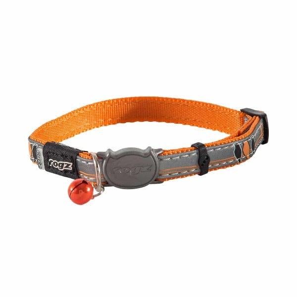 Rogz NightCat Safety Collar - A Stylish and Durable Cat Collar with Reflective Design and Safety Features
