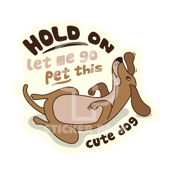 Pet Stickers Pack - Adorable Dog Sayings, Small and Large Stickers for Various Uses