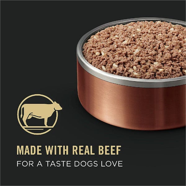 Purina Pro Plan Premium Adult Wet Canned Dog Food with Beef & Rice Entrée