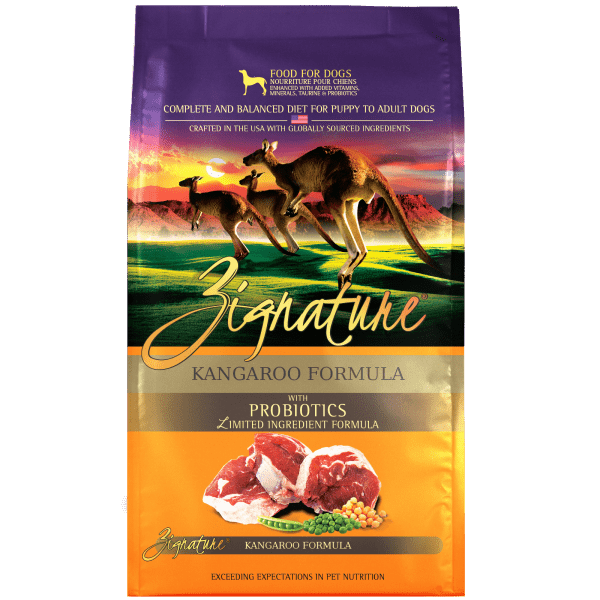 Zignature Premium Limited Ingredient Dry Dog Food with Kangaroo Formula