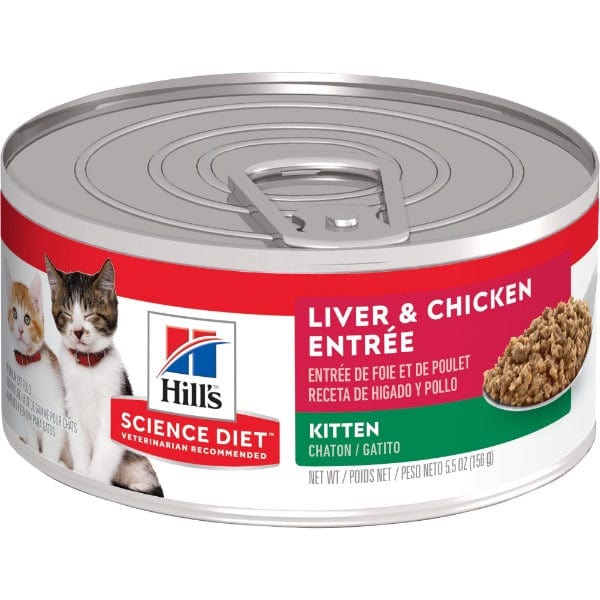 Science Diet Premium Canned Kitten Food with Liver & Chicken
