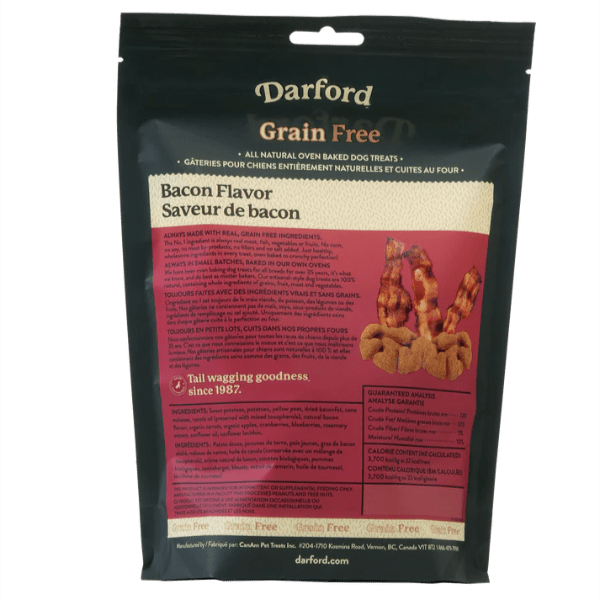 Darford Oven-Baked Grain-Free Dog Treats with Real Bacon Recipe