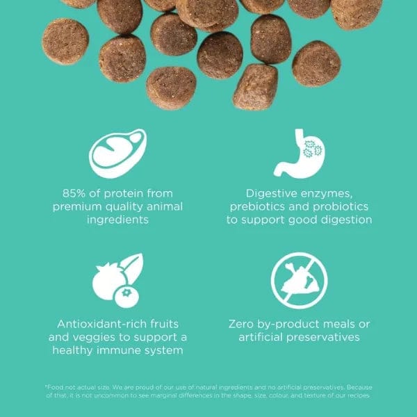 Go! Solutions Premium Grain-Free Dry Dog Food with Chicken, Turkey & Duck Recipe for Adult Dogs