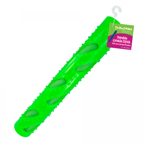 Gnawsome Interactive Crinkle Stick Dog Toy for Medium and Large Dogs