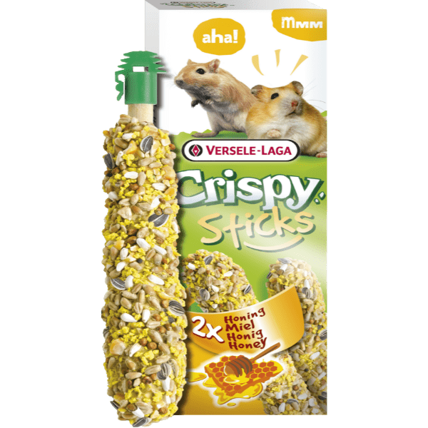 Versele-Laga Honey Flavored Crispy Snack Sticks for Hamsters and Gerbils