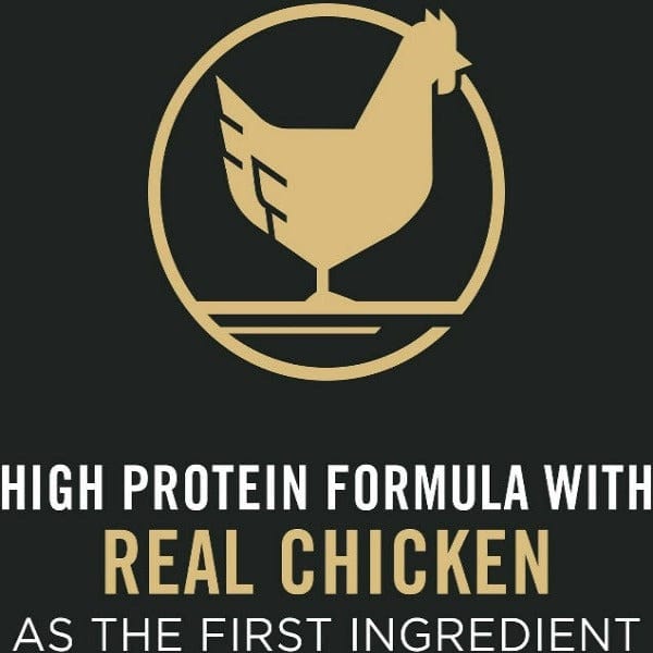 Purina Pro Plan High - Quality Adult Dry Dog Food with Shredded Blend of Chicken and Rice Recipe