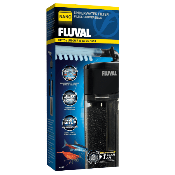 Fluval High - performance Underwater Filter for Small Nano Aquariums