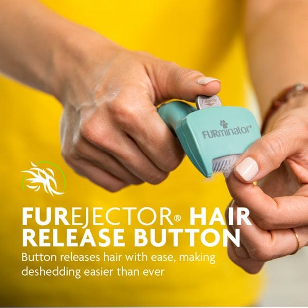 FURminator Small-sized DeShedding Tool Specially Designed for Short - haired Cats