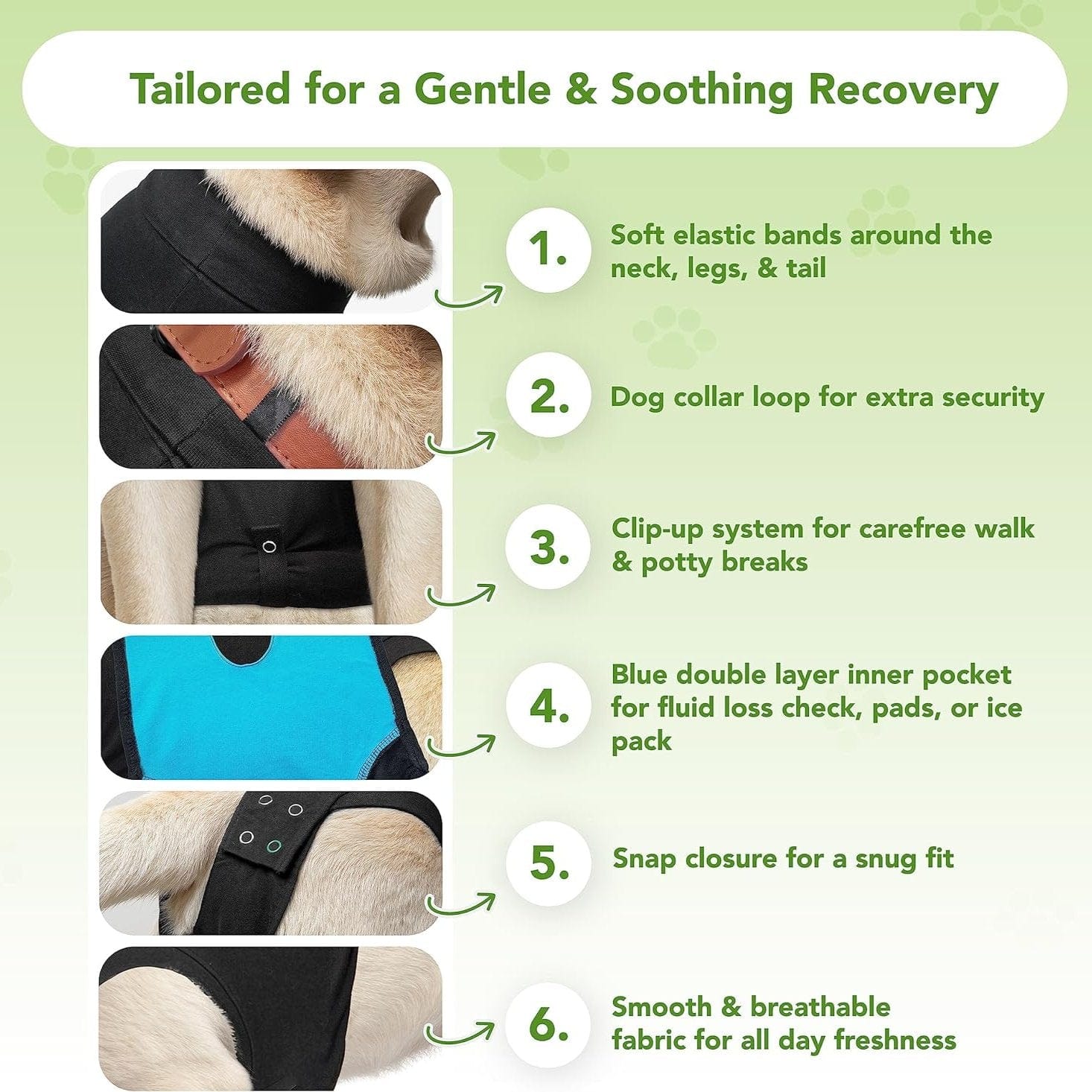Premium Dog Recovery Suit - Suitical Brand for Post - Surgery and Various Conditions