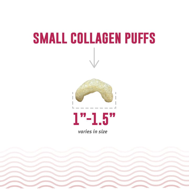 Healthy Icelandic Kelp & USA Beef Collagen Puffs for Small Dogs