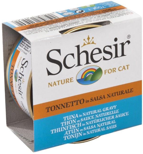 Schesir Premium Adult Wet Cat Food - Tuna Entrée in Natural Gravy