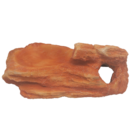 Repti Gear Desert-Style Reptile Food/Water Dish with Hiding Cave