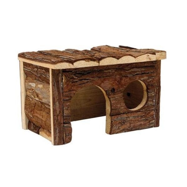 Living World Real Wood TreeHouse Cabin Hideout for Small Pets - Ideal Enclosure
