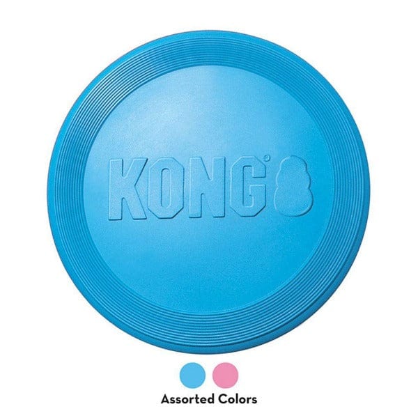 KONG Puppy Fetch Flyer Dog Toy - Ideal for Young Puppies Learning to Play Fetch