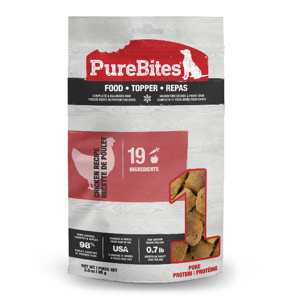 PureBites Premium Chicken Recipe Food Topper for Canine Companions