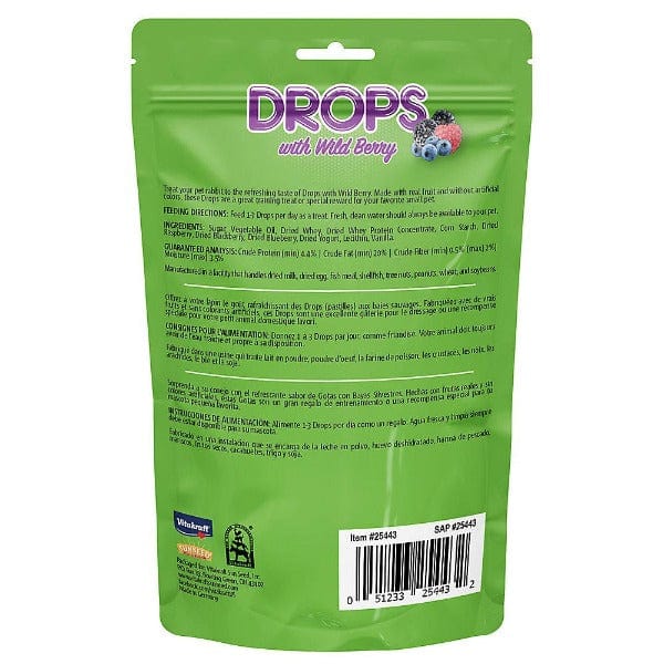 Vitakraft Rabbit Treats - Wild Berry Flavored Drops