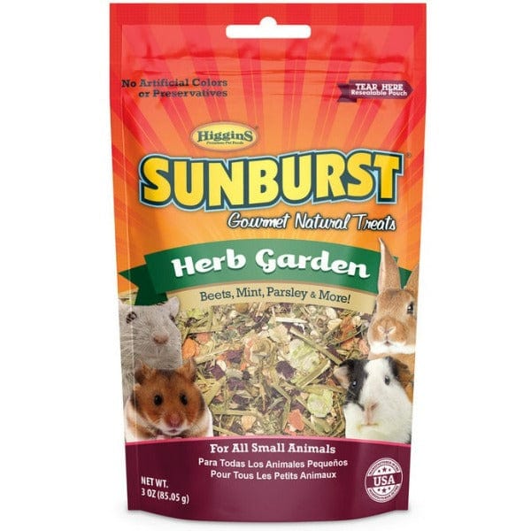 Sunburst Gourmet Natural Herb Garden Treats Assortment for Small Pet Animals