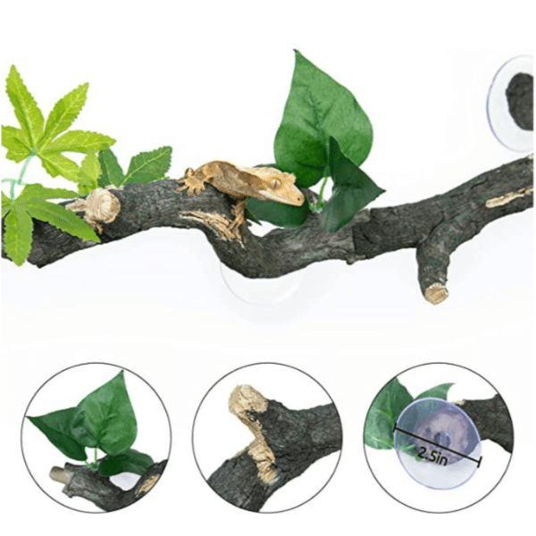 Reptizoo High - Quality 3 - Piece Connectable Resin Branches for Reptile Terrariums