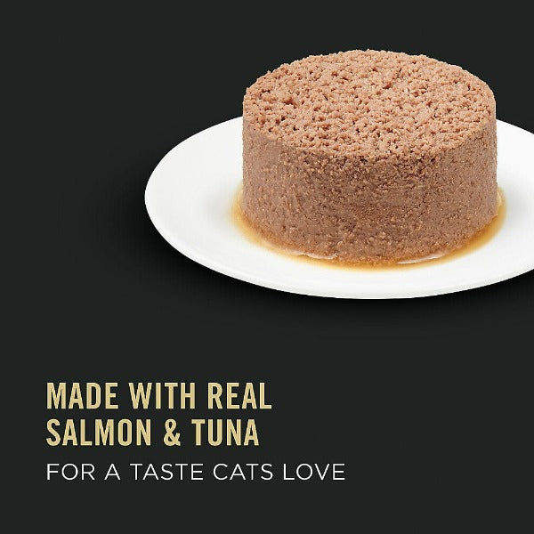Purina Pro Plan Prime Plus Adult 7+ Canned Cat Food Entree with Salmon and Tuna, 85g - Premium Wet Food for Senior Felines