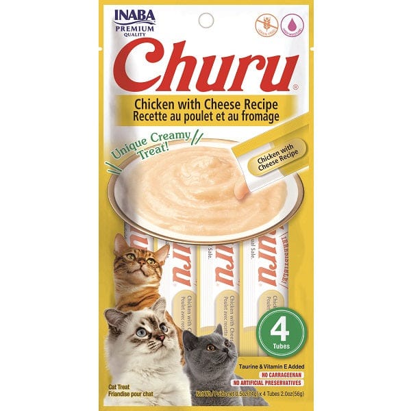 Inaba Churu Creamy Purée Cat Treat: Chicken with Cheese Recipe