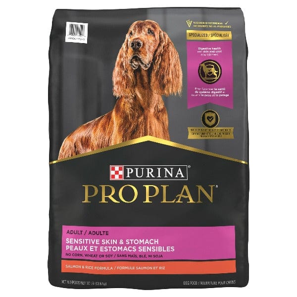 Purina Pro Plan Adult Dry Dog Food with Salmon & Rice for Sensitive Skin and Stomach