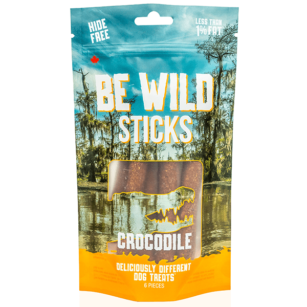this&that Canine Co. Be Wild Exotic Crocodile Flavored Dog Chew Sticks - A Tasty Canine Treat