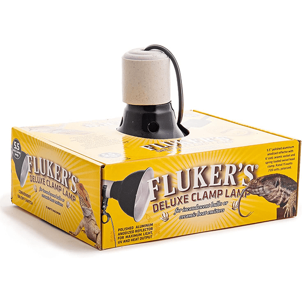 Fluker's Premium Deluxe Adjustable Clamp Lamp for Reptile Enclosures