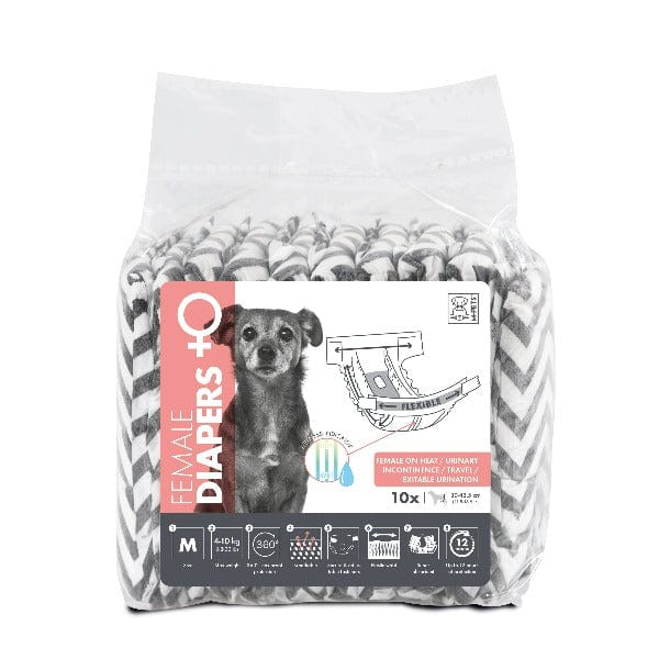 M-PETS Disposable Diapers Specially Designed for Female Dogs