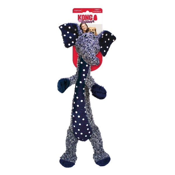 KONG Shakers Luvs Elephant-Styled Interactive Dog Toy for Tug, Toss and Fetch