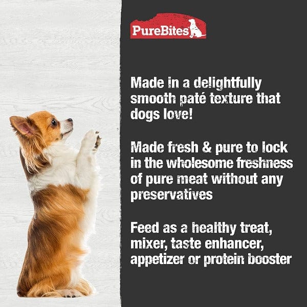 PureBites All - Natural Pure Protein Chicken Pâté Dog Treats
