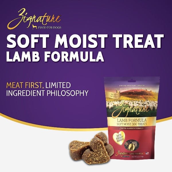 Zignature Premium Soft and Moist Lamb - Flavored Dog Treats for Canine Companions