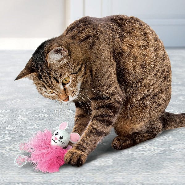 KONG Flingaroo Tutu Interactive Cat Toy for Exciting Pounce-and-Capture Play