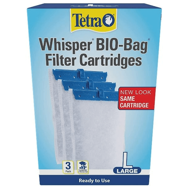 Large Tetra Whisper Disposable Bio - Bag Filter Cartridges for Crystal - Clear Aquarium Water