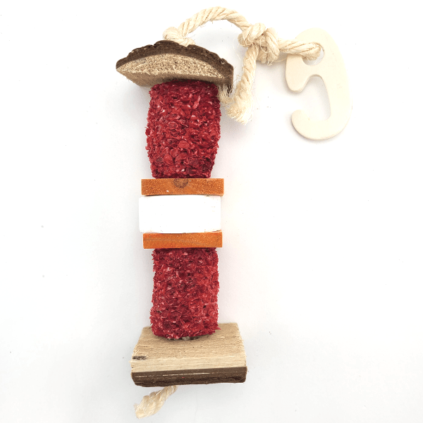 Moss Hollow Chewable Mineral Hanging Toy for Pet Dental Health
