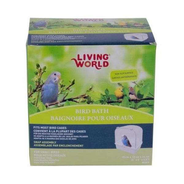 Adjustable Outdoor Living World Bird Bath for Safe and Fun Bird Bathing