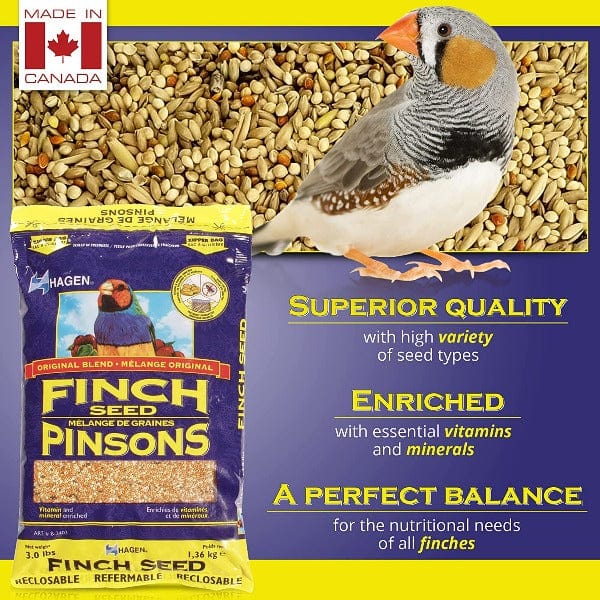 High - Quality Hagen VME Finch Staple Seed Blend
