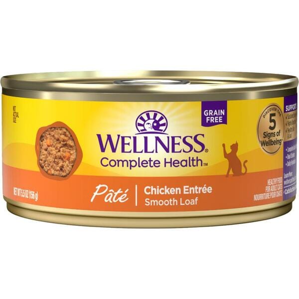 Wellness Complete Health 5.5oz Grain-Free Canned Chicken Entree Cat Food