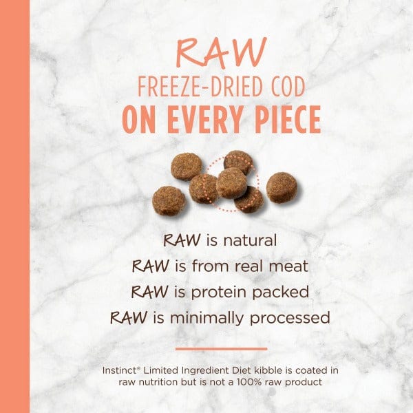 20lb Instinct Grain-Free Dry Dog Food with Real Wild-Caught Salmon for Sensitive Stomachs