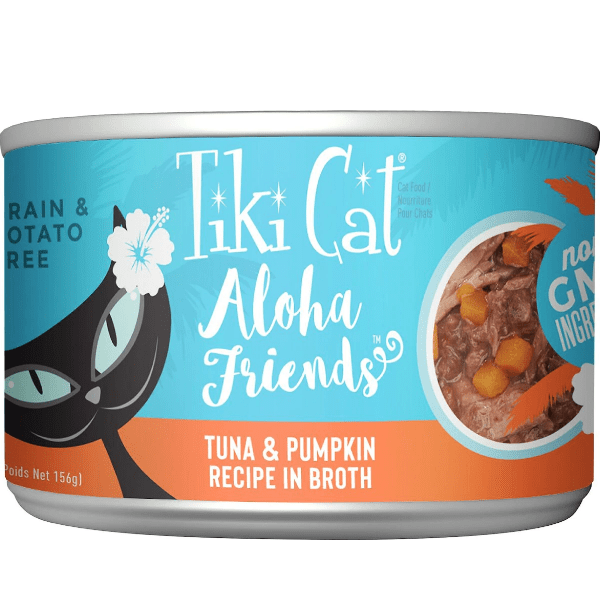 Tiki Cat Aloha Friends Grain - Free Canned Cat Food with Tuna & Pumpkin