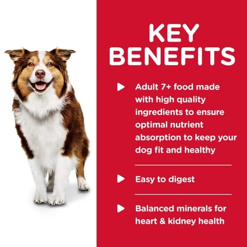 Hill's Science Diet Canned Adult Dog Food for 7+ Years Old - Savory Stew with Chicken and Vegetables, 12.8 Ounces