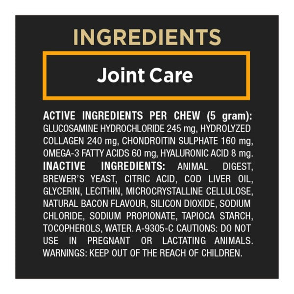 Purina Pro Plan Vet Supplements: Joint Care Soft Chews for Medium to Large Dogs