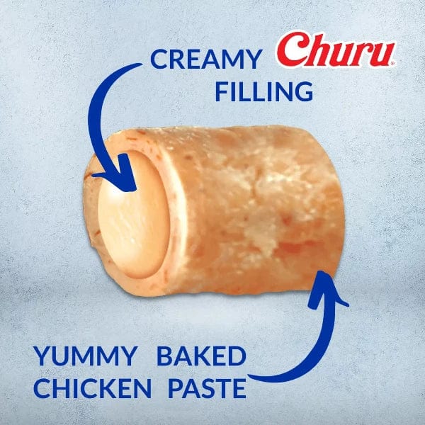 Inaba Premium Cat Treats - Churu Bites with Tuna and Salmon Recipe Creamy Purée