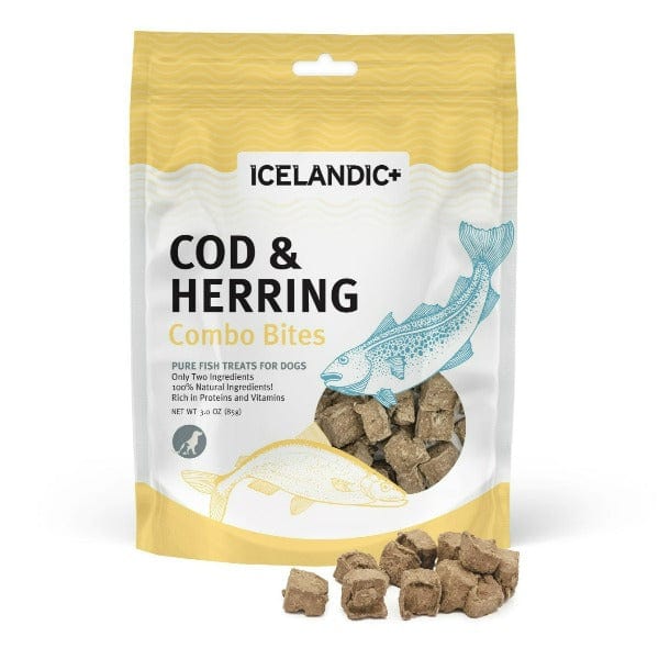 Icelandic Premium Cod and Herring Combination Bites - Special Order Fish Dog Treats